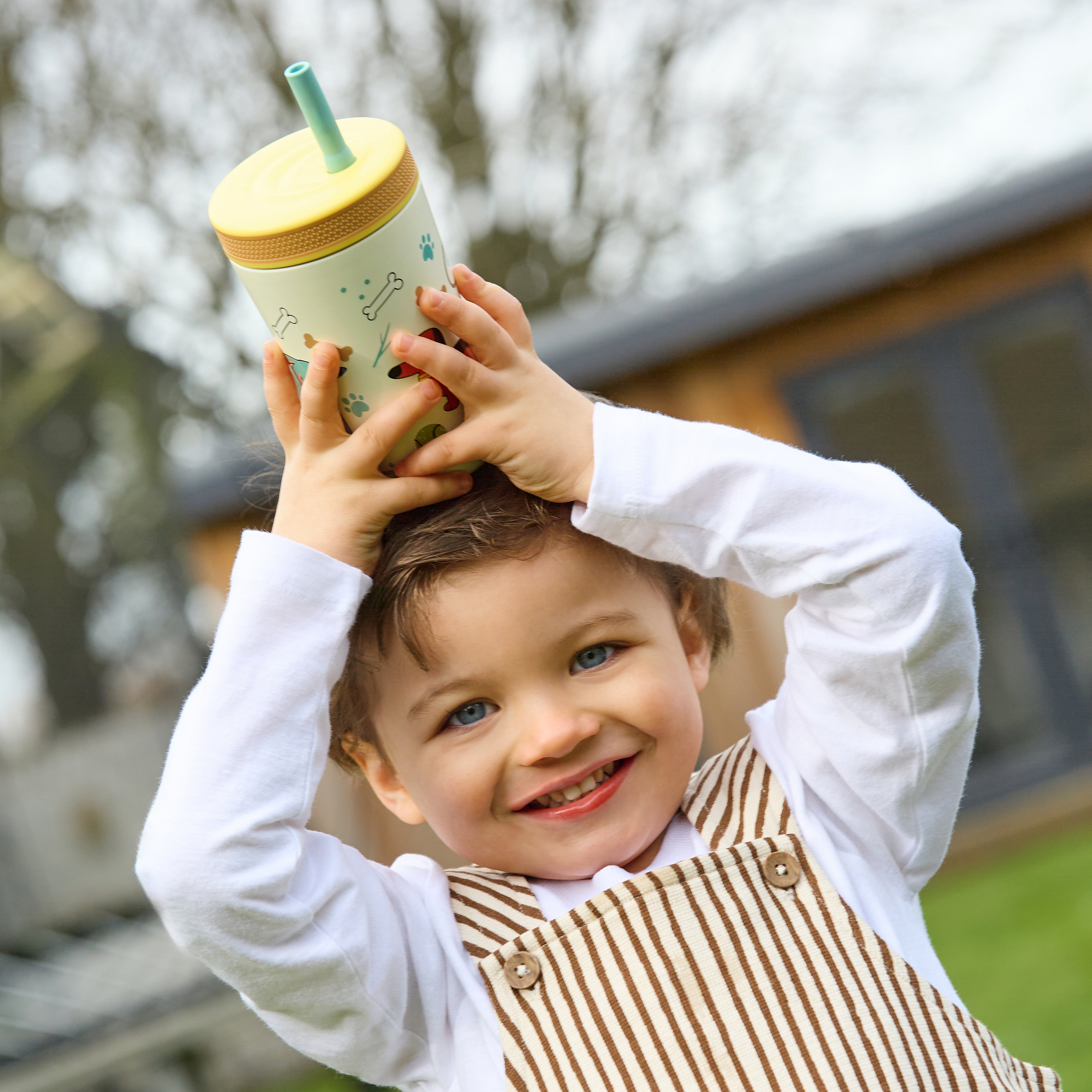 Thirsty Kids Flexstraw Stainless Steel Cup | Dogs