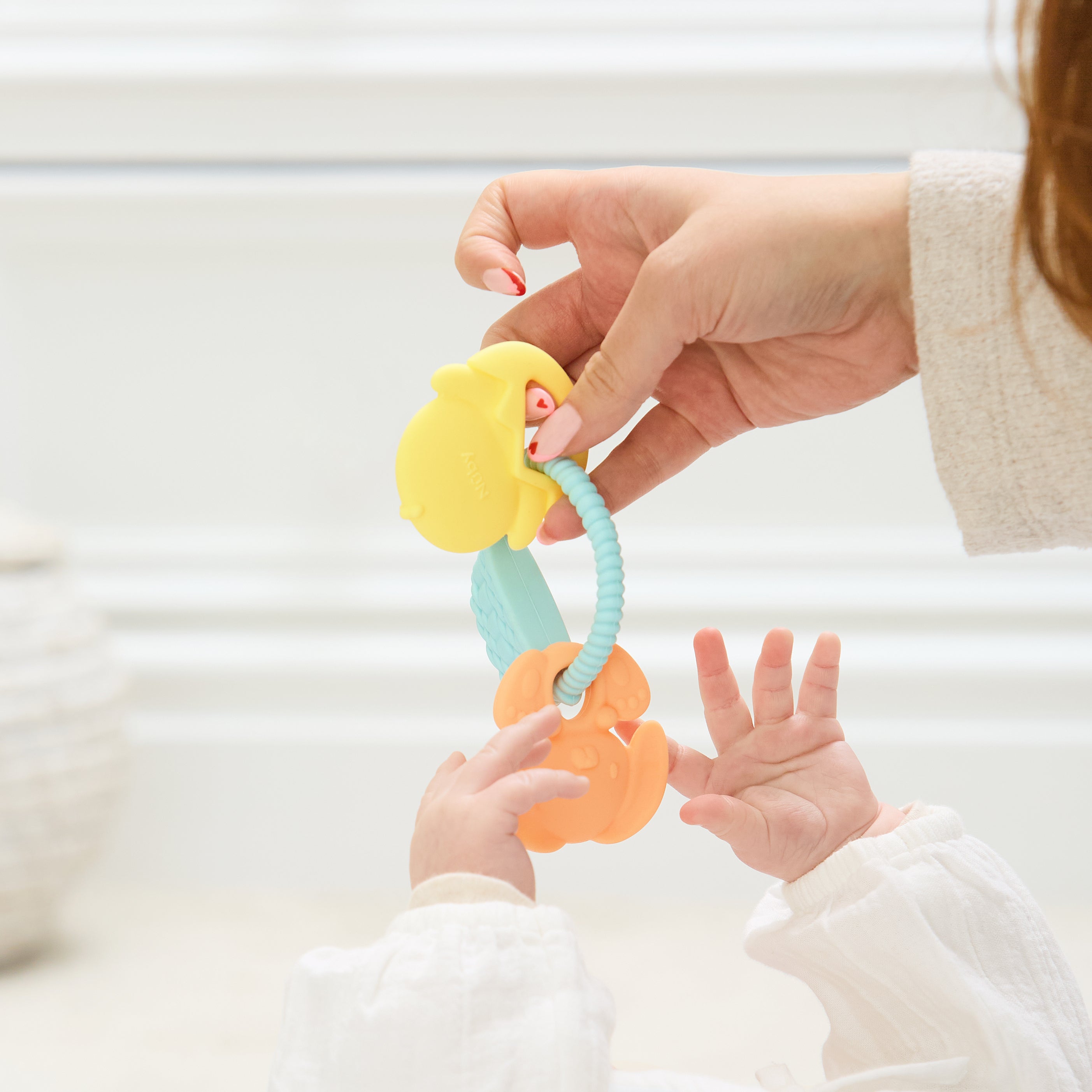 Silicone Bunny Basket Teether