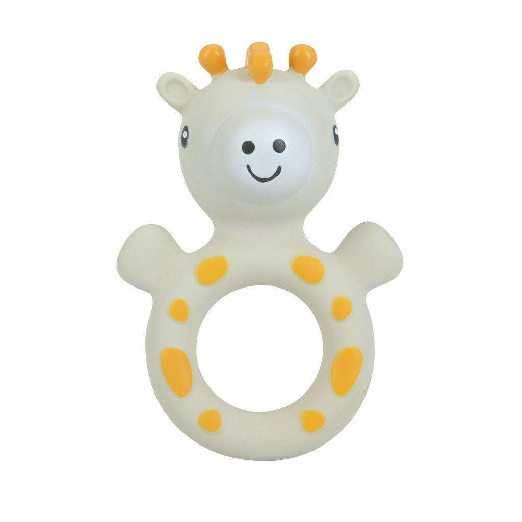 Jackie the Giraffe Natural Rubber Teething Ring | Giraffe