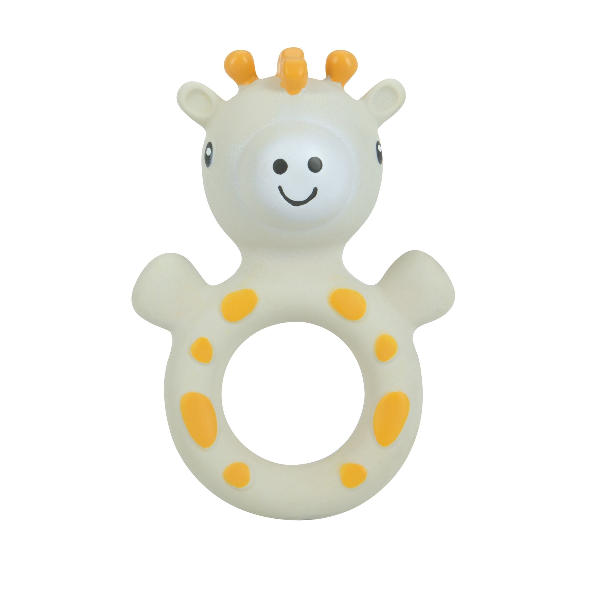 Jackie the Giraffe Natural Rubber Teething Ring | Giraffe
