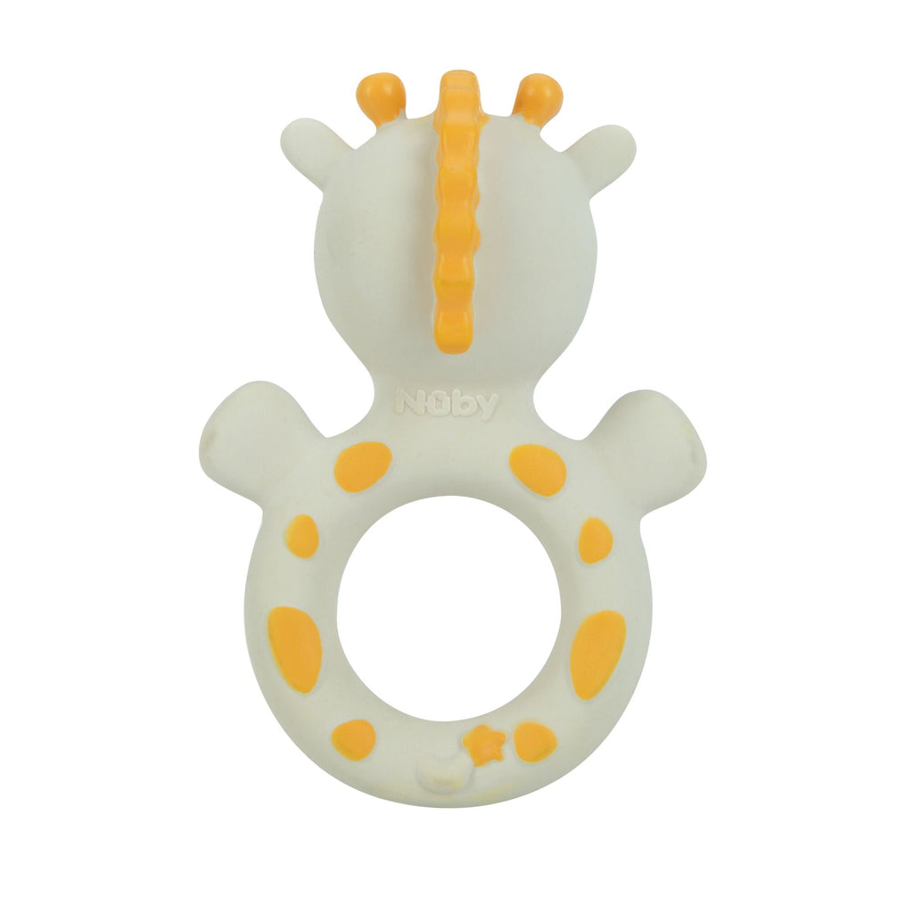 Jackie the Giraffe Natural Rubber Teething Ring | Giraffe
