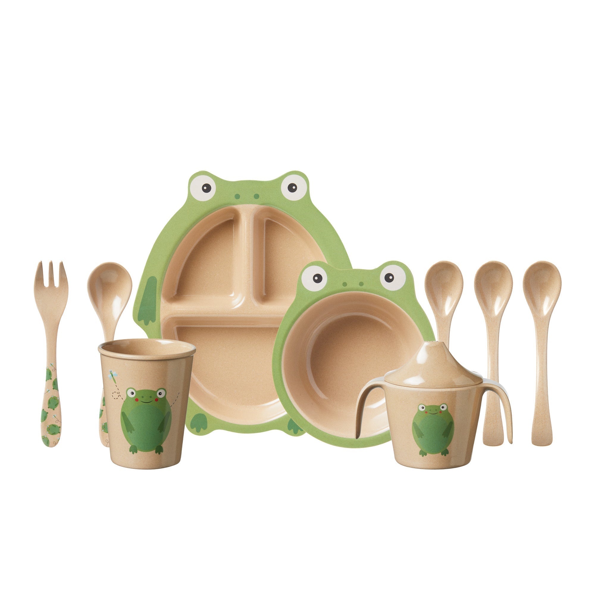 Eco Rice Husk Spoon & Fork Set